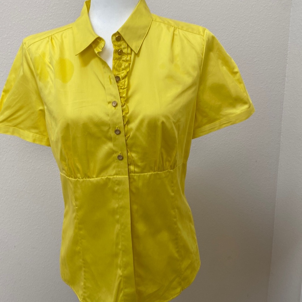 Alex Marie Sunny Yellow Blouse
